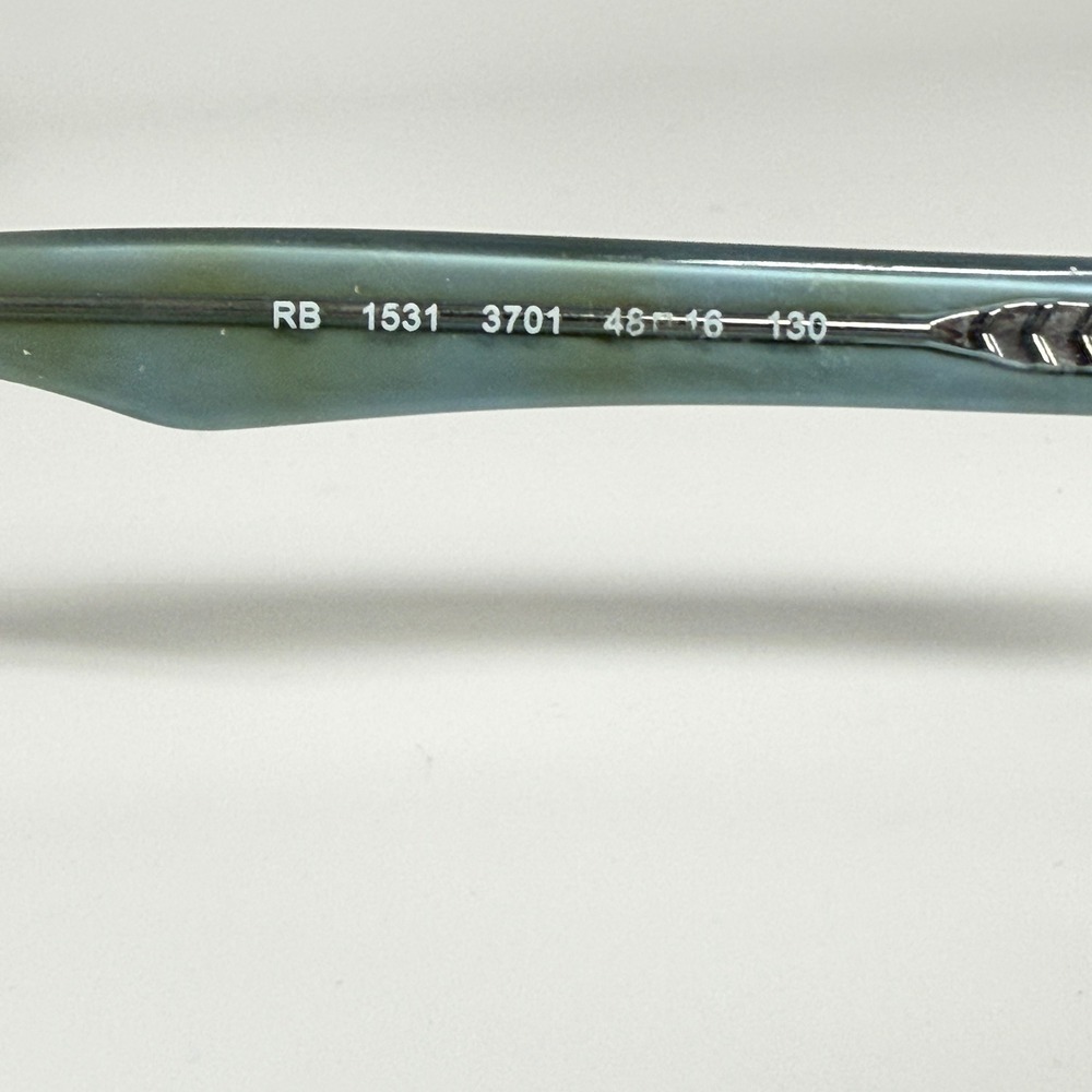 Ray-Ban RB 1531‎ 3701 Tortoise Blue Eyeglasses Frames 48-16-130 Kids Boys 22255 - Picture 5 of 7